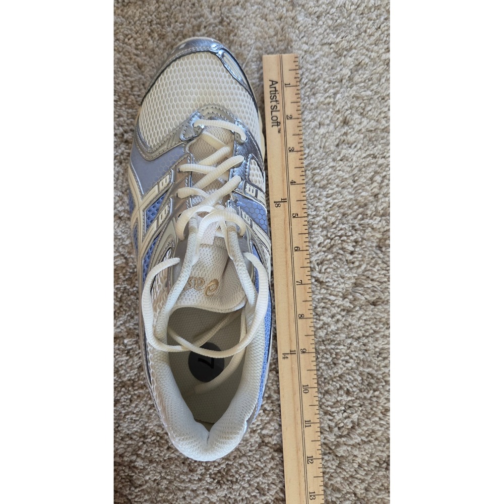 ASICS Gel-1130 Running Shoes Womens 7 White Blue Silver EXCELLENT 1203A607 - Picture 8 of 8